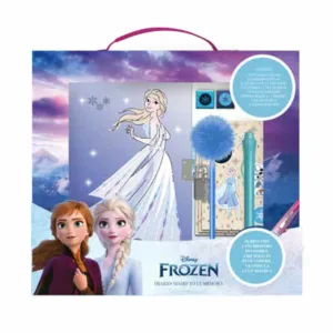 Maxi Set con Diario Secreto Frozen – Cuaderno con Candado y Accesorios Creativos