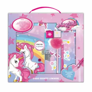 Diario Secreto Luminoso Unicornio – Cuaderno con Candado y Accesorios