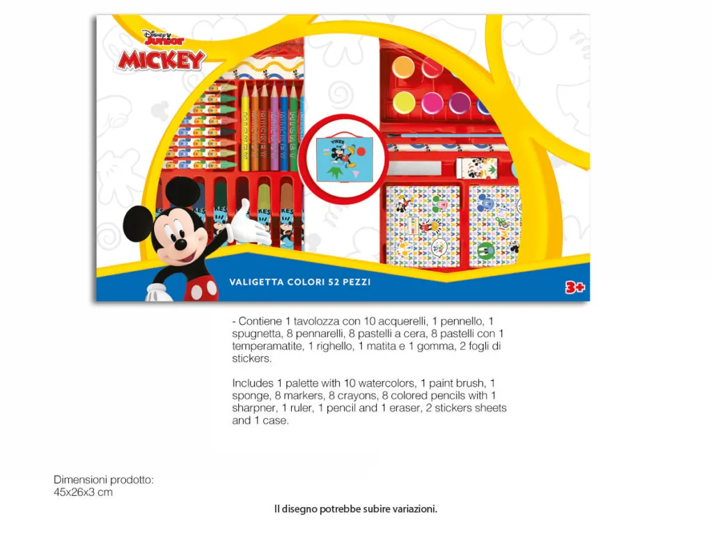 Maletín Creativo Infantil Mickey Mouse – Set de Pintura y Dibujo Completo - Imagen 2