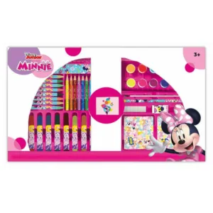 Maletín Creativo Infantil Minnie Mouse – Set de Pintura y Dibujo Completo Disney