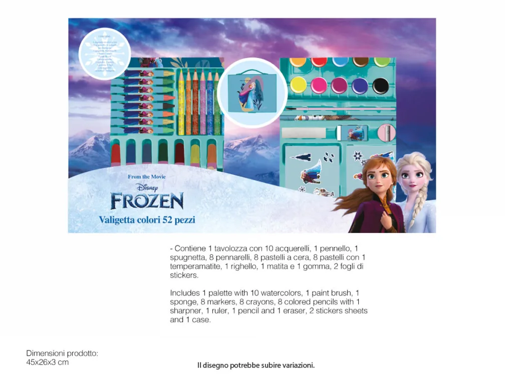 Maletín Creativo Infantil Frozen – Set de Pintura y Dibujo Completo Disney - Imagen 2
