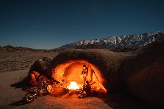 colchon para dormir en pareja en camping 3