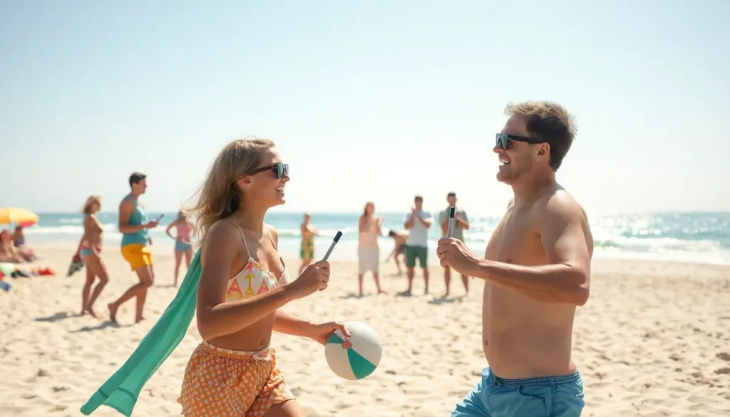 se puede jugar a palas en la playa